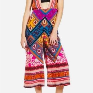 Anthropologie Colorful Geometric Maxi Dress